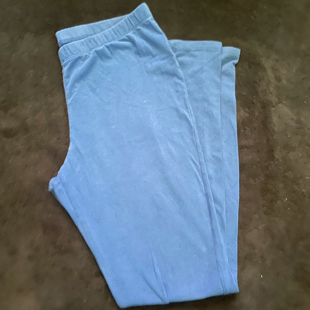 blue leggings